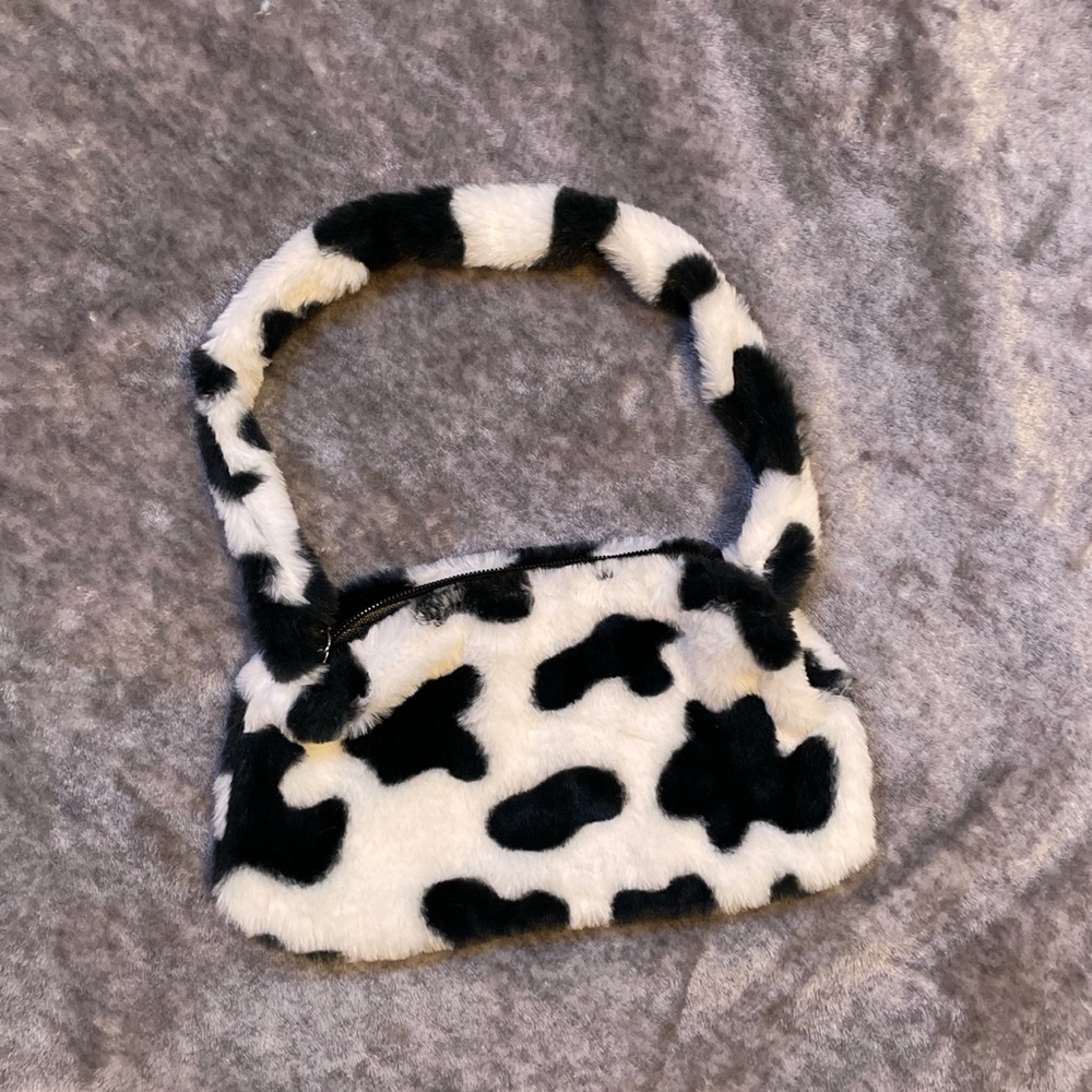 Cow Print Mini Handbag
